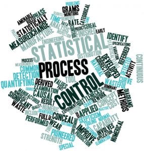 Abstract word cloud for Statistical process control